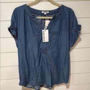 Kathy Ireland Blue Women's Top